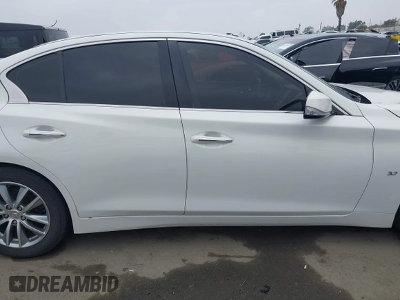 2015 Infiniti Q50 Premium with VIN JN1BV7AP6FM342619, listed as a IAAI auction lot 41871222 with 162,873 mi miles. Bid and sale history available at carsss.com. Image 13.