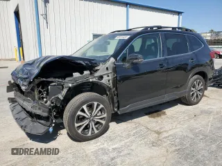 2022 Subaru Forester Limited with VIN JF2SKAPC6NH485747, listed as a Copart auction lot 48916455 with 33,626 mi miles and Salvage Title. Bid and sale history available at carsss.com. Image 1.