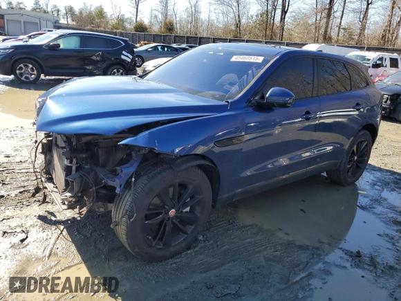 2021 Jaguar F-Pace S z VIN SADCJ2EX9MA671604, wystawiony jako Copart lot #45460515 z przebiegiem 42 590 mil mil oraz Szkoda całkowita • Salvage title. Historia ofert i sprzedaży dostępna na DreamBid. Obrazek 1.