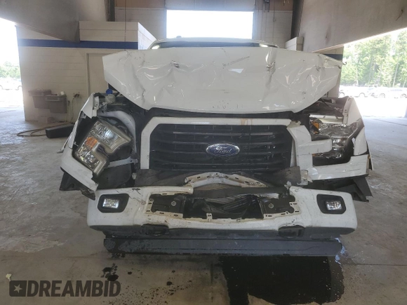 2016 Ford F-150 XLT with VIN 1FTEW1EG7GFD11982, listed as a Copart auction lot 62224995 with 136,187 mi miles and Salvage title. Bid and sale history available at DreamBid. Image 5.