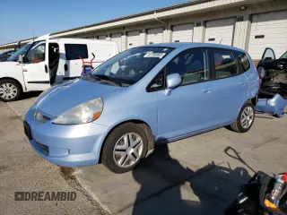2008 Honda Fit with VIN JHMGD38408S008707, listed as a Copart auction lot 52758965 with 132,193 mi miles and Salvage Title. Bid and sale history available at carsss.com. Image 1.