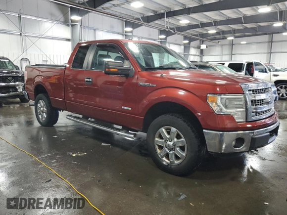 2014 Ford F-150 XL with VIN 1FTFX1ET8EKE08417, listed as a Copart auction lot 50227505 with 235,481 mi miles and Clean Title. Bid and sale history available at carsss.com. Image 4.
