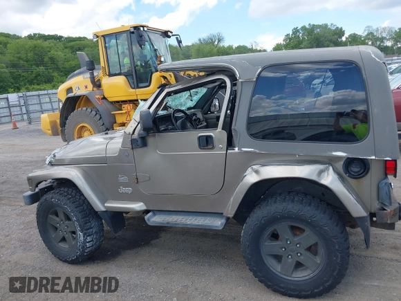 2004 Jeep Wrangler Sahara with VIN 1J4FA59S54P740417, listed as a IAAI auction lot 42382078 with 200,108 mi miles and . Bid and sale history available at DreamBid. Image 15.