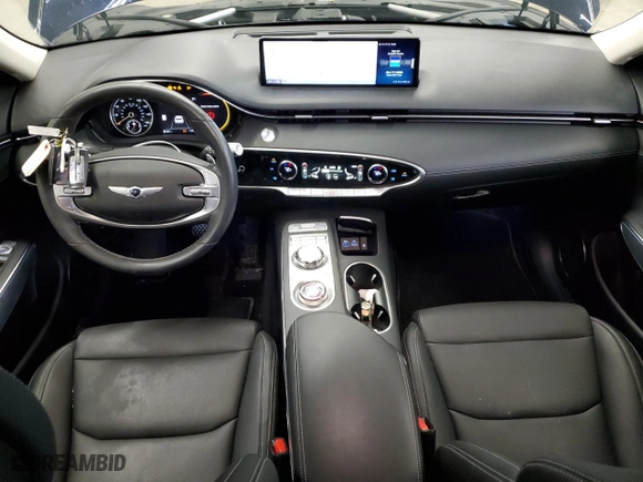 2023 Genesis GV70 2.5T with VIN KMUMADTB2PU078864, listed as a Copart auction lot 46684175 with 11,701 mi miles and Salvage Title. Bid and sale history available at carsss.com. Image 8.
