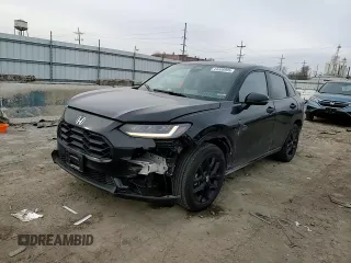 2023 Honda HR-V Sport with VIN 3CZRZ1H51PM746137, listed as a Copart auction lot 44308995 with 42,825 mi miles and Salvage Title. Bid and sale history available at carsss.com. Image 12.