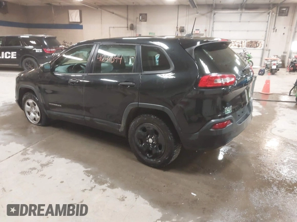 2016 Jeep Cherokee Sport with VIN 1C4PJMAS9GW268040, listed as a IAAI auction lot 41241844 with 102,211 mi miles and . Bid and sale history available at DreamBid. Image 3.