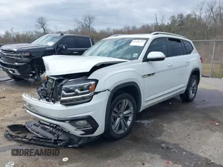 2019 Volkswagen Atlas SEL R-Line with VIN 1V2RR2CA6KC594588, listed as a IAAI auction lot 41686713 with 125,180 mi miles and . Bid and sale history available at DreamBid. Image 17.