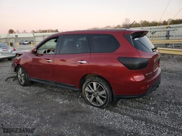2015 Nissan Pathfinder S with VIN 5N1AR2MN1FC678450, listed as a Copart auction lot 81737474 with 136,468 mi miles and Salvage Title. Bid and sale history available at carsss.com. Image 2.