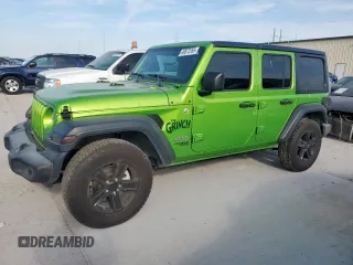 2018 Jeep Wrangler Unlimited Sport z VIN 1C4HJXDN6JW286918, wystawiony jako Copart lot #49873765 z przebiegiem 43 787 mil mil oraz Szkoda całkowita • Salvage title. Historia ofert i sprzedaży dostępna na DreamBid. Obrazek 1.
