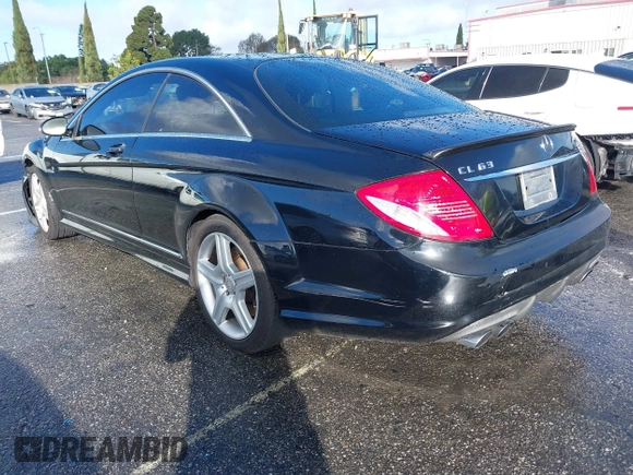 2009 Mercedes-Benz CL-Class V8 AMG with VIN WDDEJ77X89A020041, listed as a IAAI auction lot 41590508 with 127,040 mi miles. Bid and sale history available at carsss.com. Image 3.