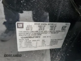 2018 Cadillac XT5 Premium Luxury FWD z VIN 1GYKNERS6JZ139813, wystawiony jako Copart lot #78760374 z przebiegiem 96 567 mil mil oraz Nie do naprawy. Historia ofert i sprzedaży dostępna na DreamBid. Obrazek 14.