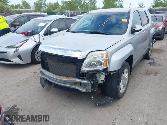 2015 GMC Terrain SLE with VIN 2GKALMEK2F6344463, listed as a IAAI auction lot 42235524 with 89,496 mi miles and . Bid and sale history available at DreamBid. Image 6.