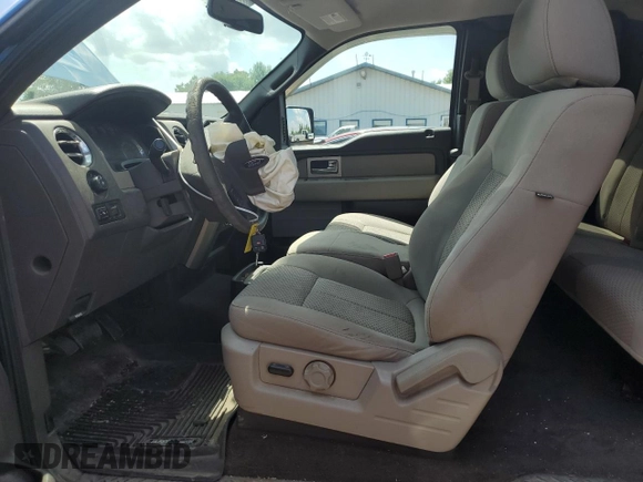 2010 Ford F-150 XL with VIN 1FTFX1EV3AKE20275, listed as a Copart auction lot 61480585 with 76,806 mi miles and Salvage title. Bid and sale history available at DreamBid. Image 7.