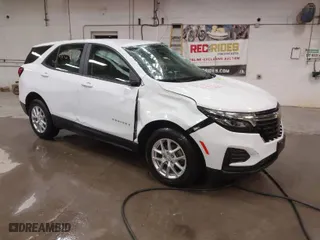 2022 Chevrolet Equinox LS with VIN 3GNAXSEV3NS170280, listed as a IAAI auction lot 41729722 with 44,412 mi miles. Bid and sale history available at carsss.com. Image 1.