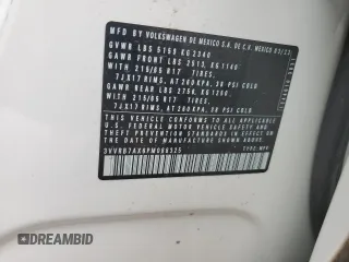2023 Volkswagen Tiguan S z VIN 3VVRB7AX6PM088325, wystawiony jako Copart lot #61055065 z przebiegiem 27 297 mil mil oraz Szkoda całkowita • Salvage title. Historia ofert i sprzedaży dostępna na DreamBid. Obrazek 13.