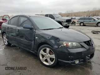 2005 Mazda 3 s with VIN JM1BK323551247446, listed as a Copart auction lot 48338215 with 163,744 mi miles and Salvage Title. Bid and sale history available at carsss.com. Image 4.