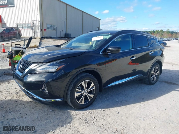 2021 Nissan Murano SV with VIN 5N1AZ2BJ7MC110183, listed as a IAAI auction lot 41136849 with 51,487 mi miles. Bid and sale history available at carsss.com. Image 17.