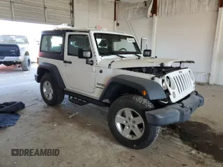 2017 Jeep Wrangler Sport with VIN 1C4GJWAG5HL659549, listed as a Copart auction lot 48474635 with 80,334 mi miles and Salvage Title. Bid and sale history available at DreamBid. Image 4.