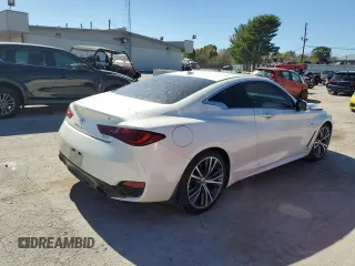 2018 Infiniti Q60 Sport with VIN JN1EV7EK0JM340319, listed as a Copart auction lot 72844634 with 142,441 mi miles and Salvage Title. Bid and sale history available at DreamBid. Image 3.
