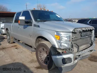 2015 Ford Super Duty F-250 SRW Lariat with VIN 1FT7W2BTXFEC10407, listed as a IAAI auction lot 41247343 with 209,013 mi miles. Bid and sale history available at carsss.com. Image 1.