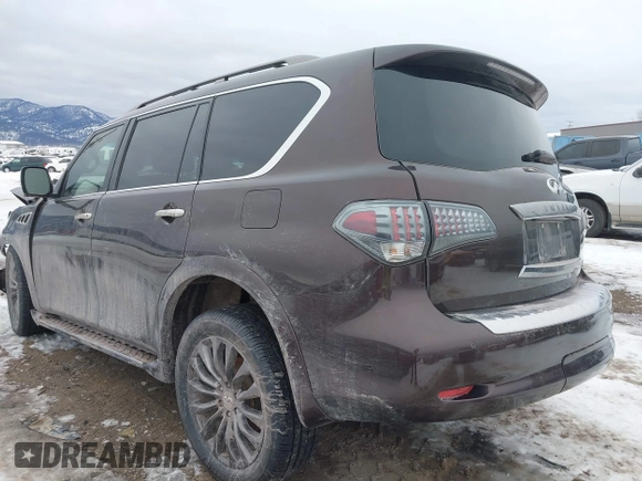 2015 Infiniti QX80 with VIN JN8AZ2NEXF9087473, listed as a IAAI auction lot 41282361 with Not provided miles and . Bid and sale history available at DreamBid. Image 3.
