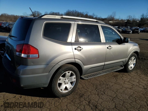 2009 Kia Borrego LX with VIN KNDJH741795017158, listed as a Copart auction lot 42489845 with 116,336 mi miles and Salvage Title. Bid and sale history available at DreamBid. Image 3.