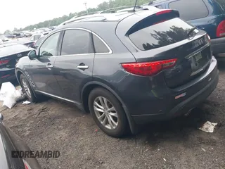 2011 Infiniti FX with VIN JN8AS1MW9BM732520, listed as a IAAI auction lot 42143091 with 177,075 mi miles. Bid and sale history available at carsss.com. Image 3.