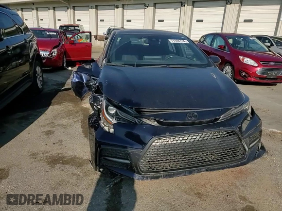 2021 Toyota Corolla SE with VIN JTDM4MCE7MJ057154, listed as a Copart auction lot 71494734 with 47,708 mi miles and Salvage Title. Bid and sale history available at carsss.com. Image 11.