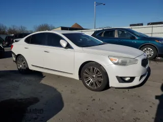 2014 Kia Cadenza Premium with VIN KNALN4D78E5143752, listed as a Copart auction lot 82132314 with Not Provided miles and Salvage Title. Bid and sale history available at DreamBid. Image 4.