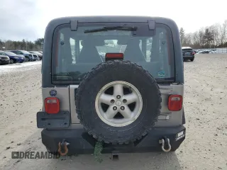 2001 Jeep Wrangler SE with VIN 1J4FA29P81P376340, listed as a Copart auction lot 88975565 with 164,257 mi miles and Clean Title. Bid and sale history available at carsss.com. Image 6.