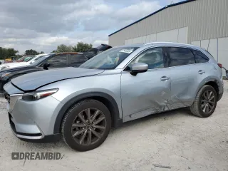 2021 Mazda CX-9 Carbon Edition with VIN JM3TCBDY9M0519044, listed as a Copart auction lot 87541855 with 77,635 mi miles and Non repairable. Bid and sale history available at DreamBid. Image 1.