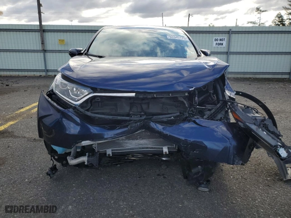 2018 Honda CR-V EX with VIN 2HKRW2H50JH603178, listed as a Copart auction lot 53345175 with 27,295 mi miles and Salvage Title. Bid and sale history available at carsss.com. Image 5.