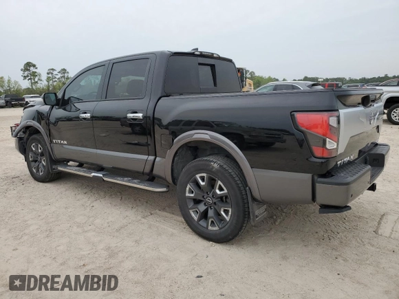 2023 Nissan Titan Platinum Reserve с VIN 1N6AA1ED5PN117960, выставлен на аукционе Copart как лот 50949235 с пробегом 19 754 миль миль и Списание • Salvage title. История ставок и продаж доступна на DreamBid. Изображение 2.