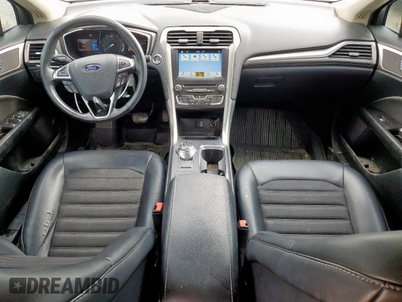 2017 Ford Fusion SE with VIN 3FA6P0HDXHR170848, listed as a Copart auction lot 54949075 with 156,218 mi miles and Salvage title. Bid and sale history available at DreamBid. Image 8.