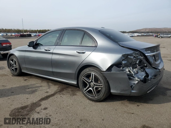 2020 Mercedes-Benz C 300 with VIN W1KWF8EBXLR573639, listed as a Copart auction lot 43644675 with 21,048 mi miles and Non Repairable. Bid and sale history available at DreamBid. Image 2.