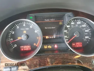 2008 Audi A8 L 4.2L with VIN WAUMV94E98N004265, listed as a Copart auction lot 55255005 with 116,333 mi miles and Clean Title. Bid and sale history available at carsss.com. Image 9.