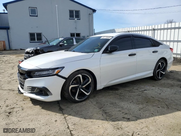 2022 Honda Accord Sedan Sport SE with VIN 1HGCV1F47NA041310, listed as a Copart auction lot 50175695 with 32,049 mi miles and Salvage Title. Bid and sale history available at carsss.com. Image 1.