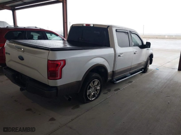 2015 Ford F-150 XL with VIN 1FTEW1CG2FKE72989, listed as a IAAI auction lot 41282621 with 83,119 mi miles. Bid and sale history available at carsss.com. Image 4.