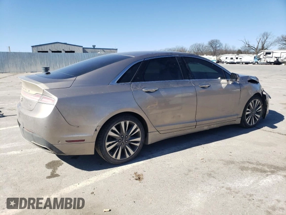 2018 Lincoln MKZ Reserve with VIN 3LN6L5E94JR622023, listed as a Copart auction lot 46941805 with 89,273 mi miles and Salvage title. Bid and sale history available at DreamBid. Image 3.