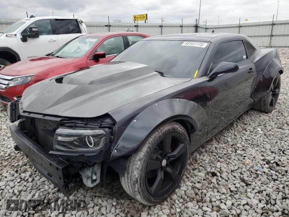 2011 Chevrolet Camaro 2SS with VIN 2G1FK1EJ6B9110919, listed as a Copart auction lot 43157775 with 124,212 mi miles and Salvage Title. Bid and sale history available at DreamBid. Image 1.