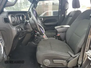 2021 Jeep Wrangler Unlimited Sport S with VIN 1C4HJXDN2MW550186, listed as a Copart auction lot 50870255 with 39,540 mi miles and Salvage Title. Bid and sale history available at carsss.com. Image 7.