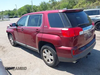 2016 GMC Terrain SLE with VIN 2GKALMEKXG6246461, listed as a IAAI auction lot 42003819 with 107,582 mi miles. Bid and sale history available at carsss.com. Image 3.