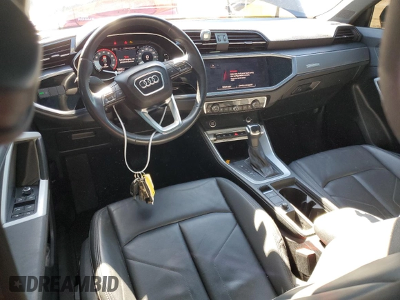2022 Audi Q3 Premium with VIN WA1AUCF30N1006159, listed as a Copart auction lot 81785574 with 53,880 mi miles and Salvage Title. Bid and sale history available at carsss.com. Image 8.