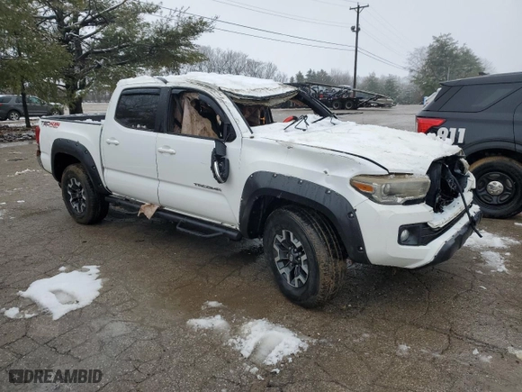2016 Toyota Tacoma SR with VIN 5TFCZ5AN0GX003282, listed as a Copart auction lot 44726635 with 0 mi miles and Salvage Title. Bid and sale history available at carsss.com. Image 4.
