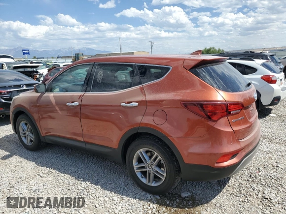 2017 Hyundai Santa Fe 2.4L with VIN 5XYZTDLB5HG462997, listed as a Copart auction lot 63673565 with 176,556 mi miles and Clean title. Bid and sale history available at DreamBid. Image 2.