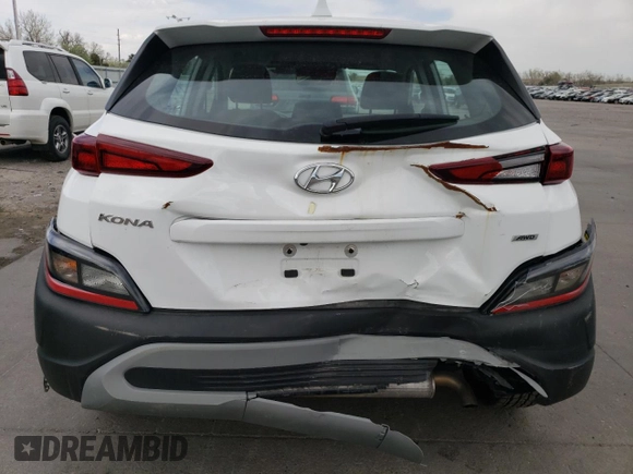 2022 Hyundai Kona SE z VIN KM8K2CAB8NU815630, wystawiony jako Copart lot #53125475 z przebiegiem 47 564 mil mil oraz Szkoda całkowita • Salvage title. Historia ofert i sprzedaży dostępna na DreamBid. Obrazek 6.