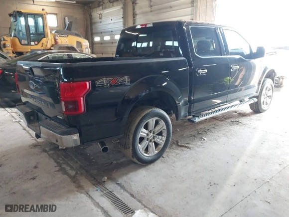 2018 Ford F-150 XL with VIN 1FTEW1EG5JFA04916, listed as a IAAI auction lot 41885145 with 147,654 mi miles. Bid and sale history available at carsss.com. Image 4.