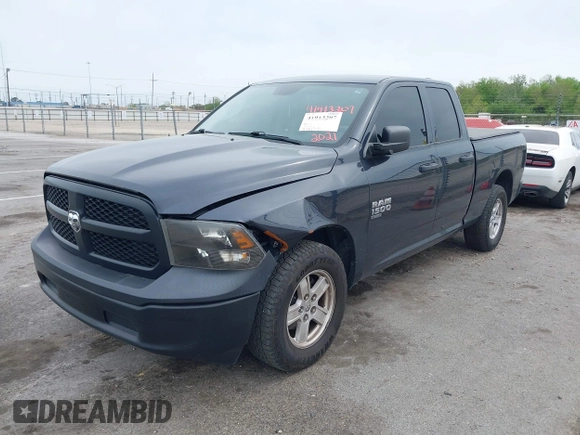 2021 Ram 1500 Tradesman with VIN 1C6RR6FG1MS584995, listed as a IAAI auction lot 41913207 with 117,217 mi miles and . Bid and sale history available at DreamBid. Image 6.
