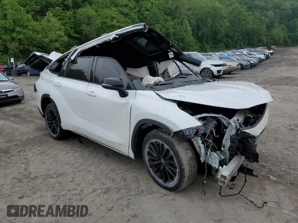 2023 Toyota Highlander L with VIN 5TDKDRBH0PS002021, listed as a Copart auction lot 56632705 with Not provided miles and Salvage title. Bid and sale history available at DreamBid. Image 4.