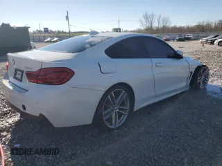 2019 BMW 4 Series 430i with VIN WBA4W3C51KAF91915, listed as a Copart auction lot 86016654 with Not Provided miles and Salvage Title. Bid and sale history available at carsss.com. Image 3.